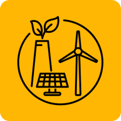 Icoon voor huisaansluitingen en elektra-aansluitpunten in het netwerk